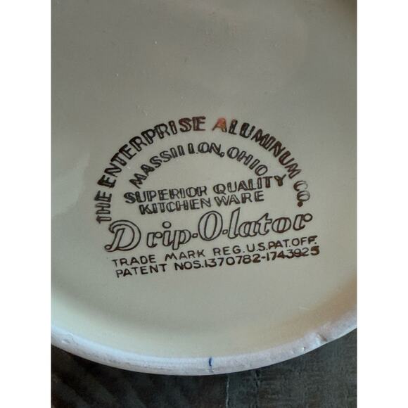 Hall China Rambling Rose Drip-O-Later Coffee Pot Ceramic Collectable KitchenWare - Picture 6 of 7